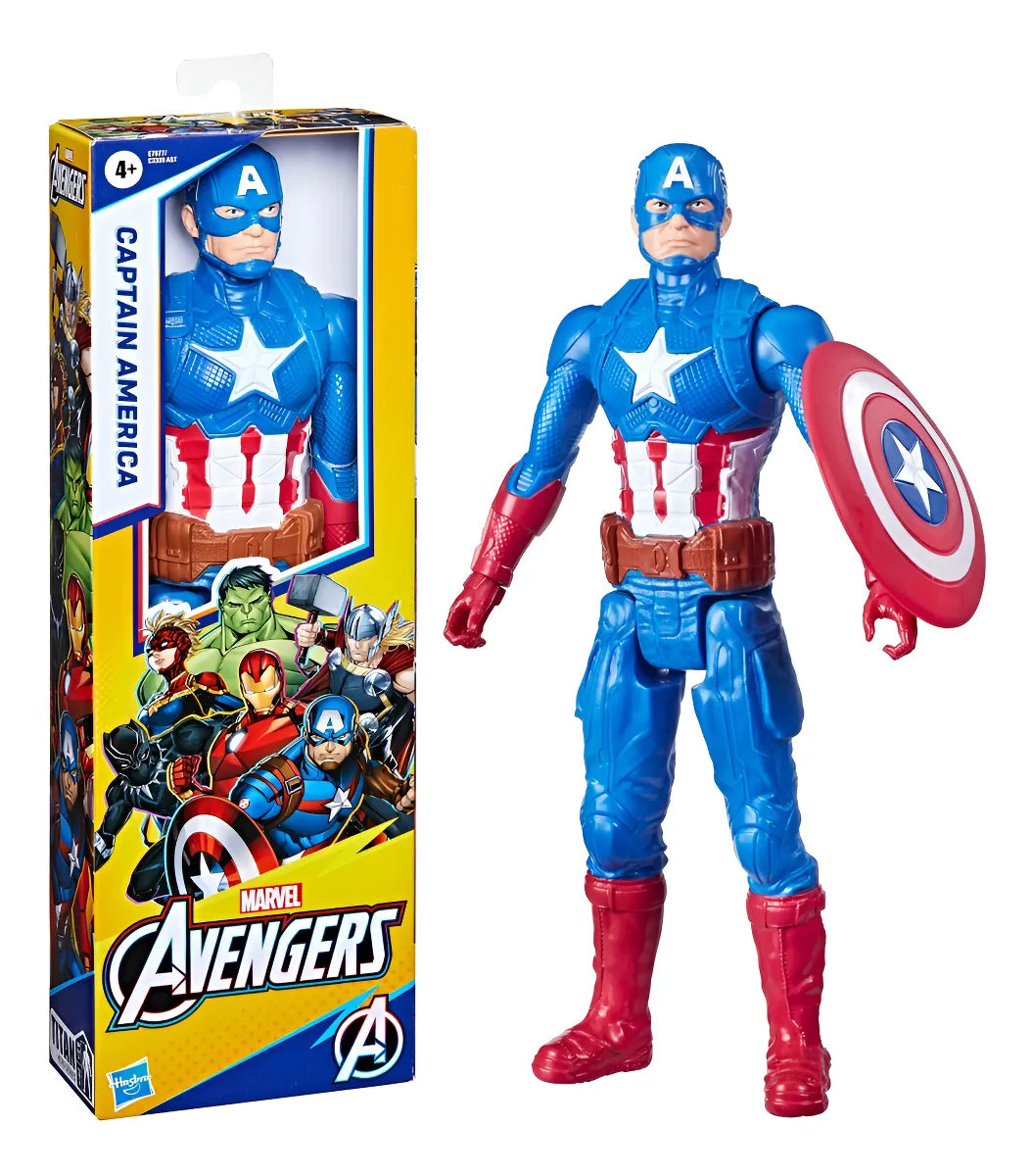Capitán América 29 cm | Figura Titan Hero Series Marvel