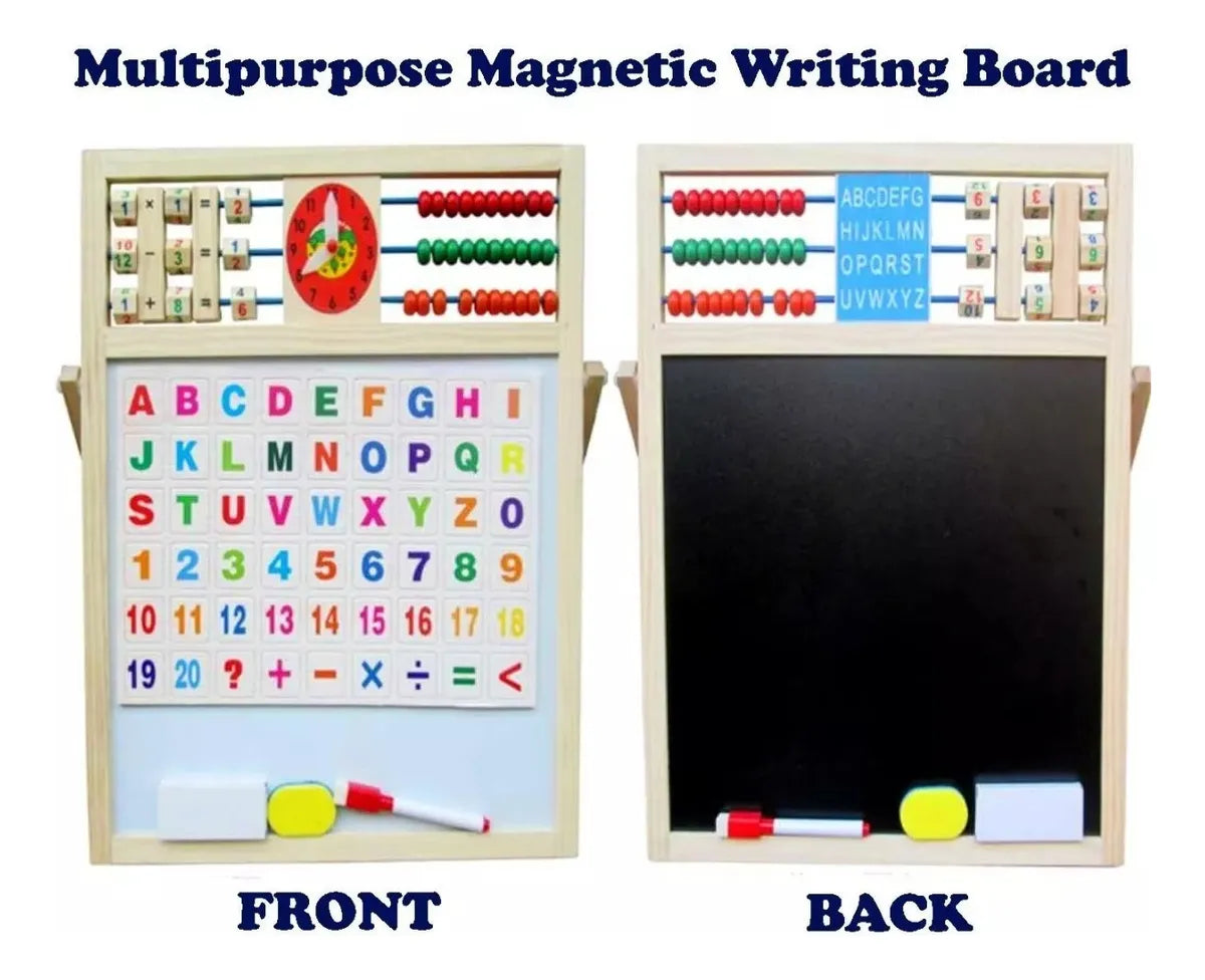 Tablero Didáctico Doble Cara | Pizarra Magnética Infantil