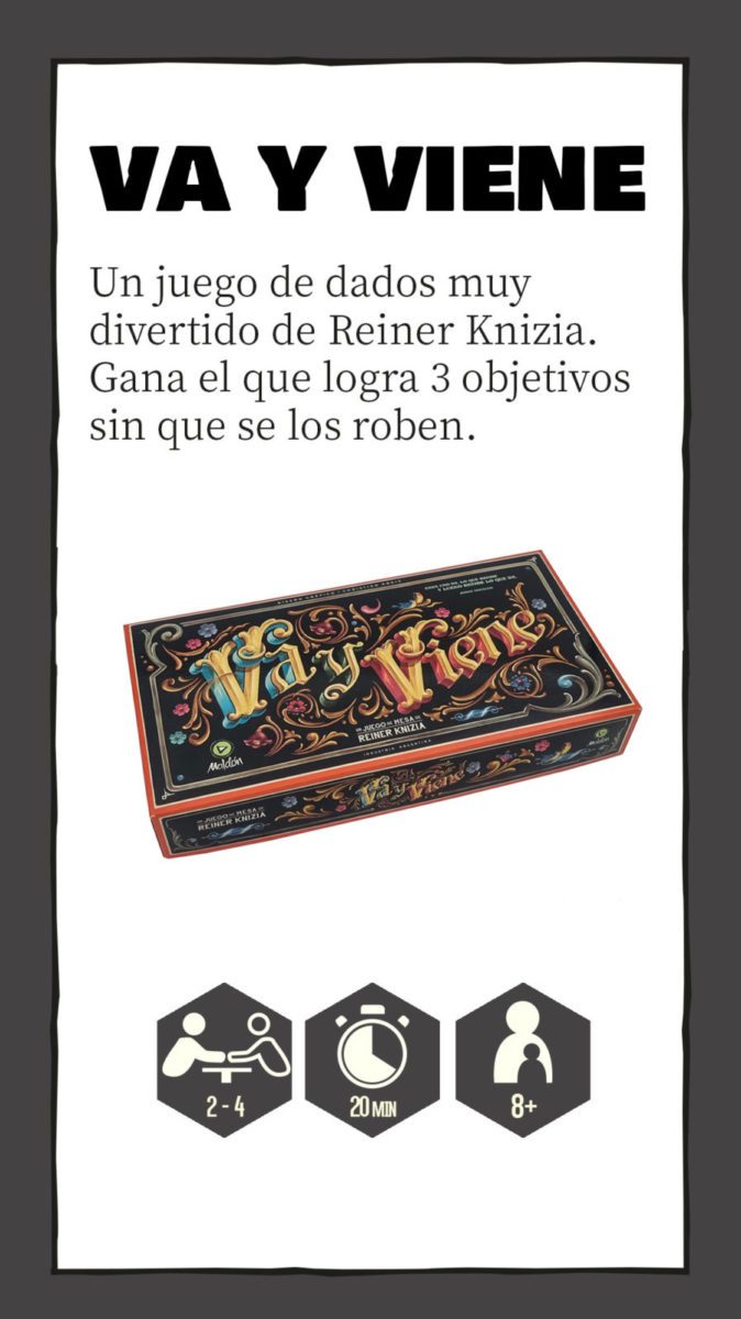 Juego De Mesa Va y Viene