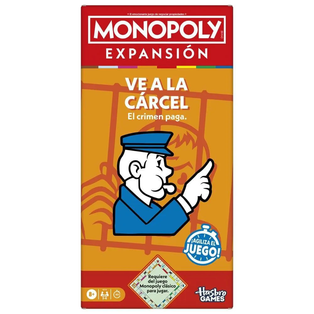 Monopoly Ve a la Cárcel | Expansión Juego de Mesa