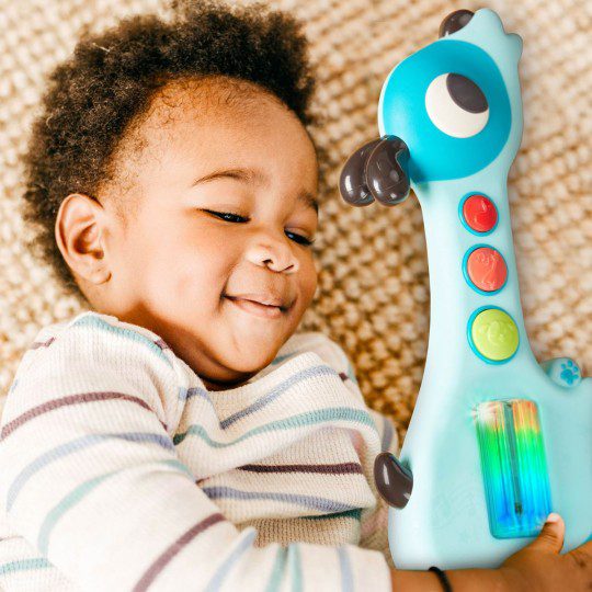 Mini Guitarra Woofer B. Toys | Guitarra Infantil Interactiva