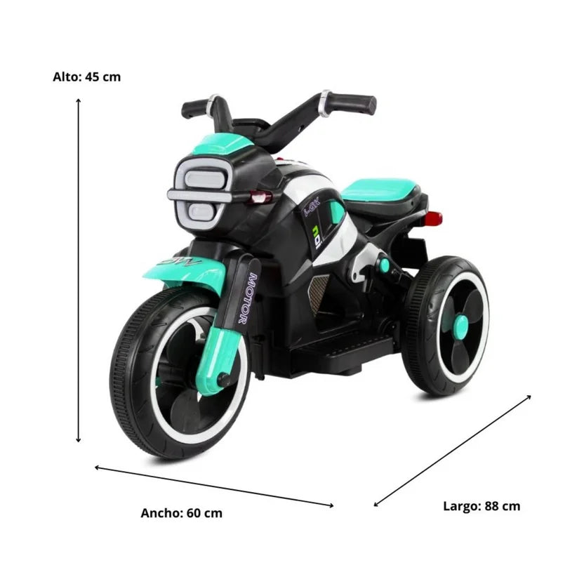 Moto Galaxy Green Prinsel 6V | Moto Infantil