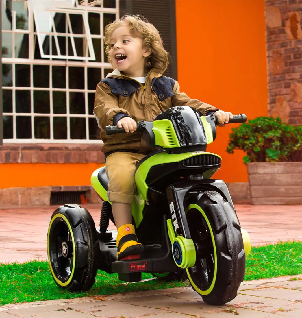 Moto Star Trek Green Prinsel 6V | Moto Montable Infantil