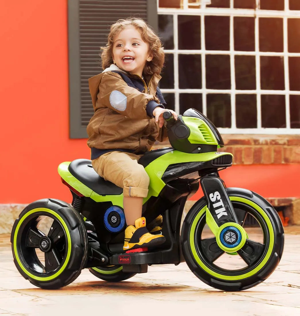 Moto Star Trek Green Prinsel 6V | Moto Montable Infantil