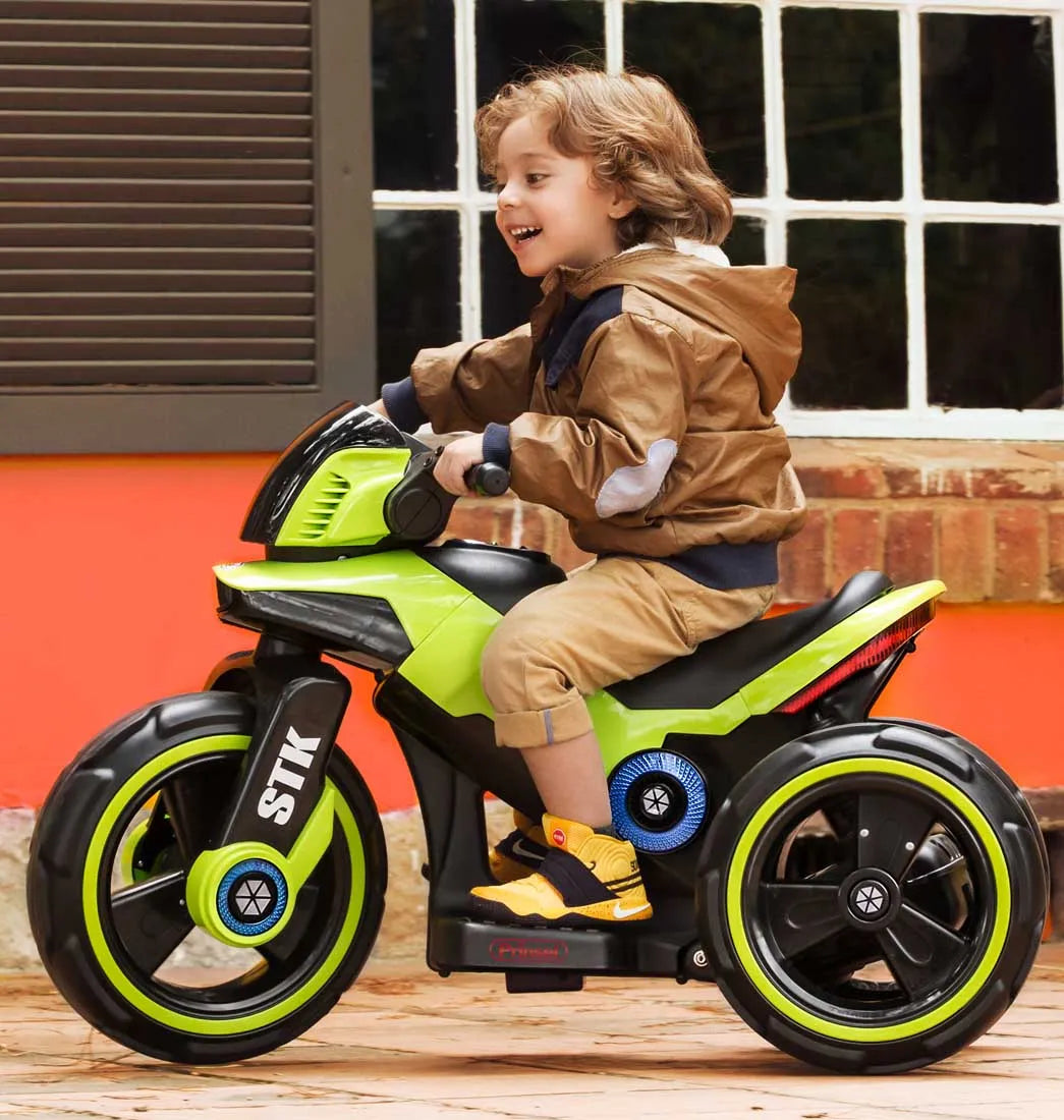 Moto Star Trek Green Prinsel 6V | Moto Montable Infantil