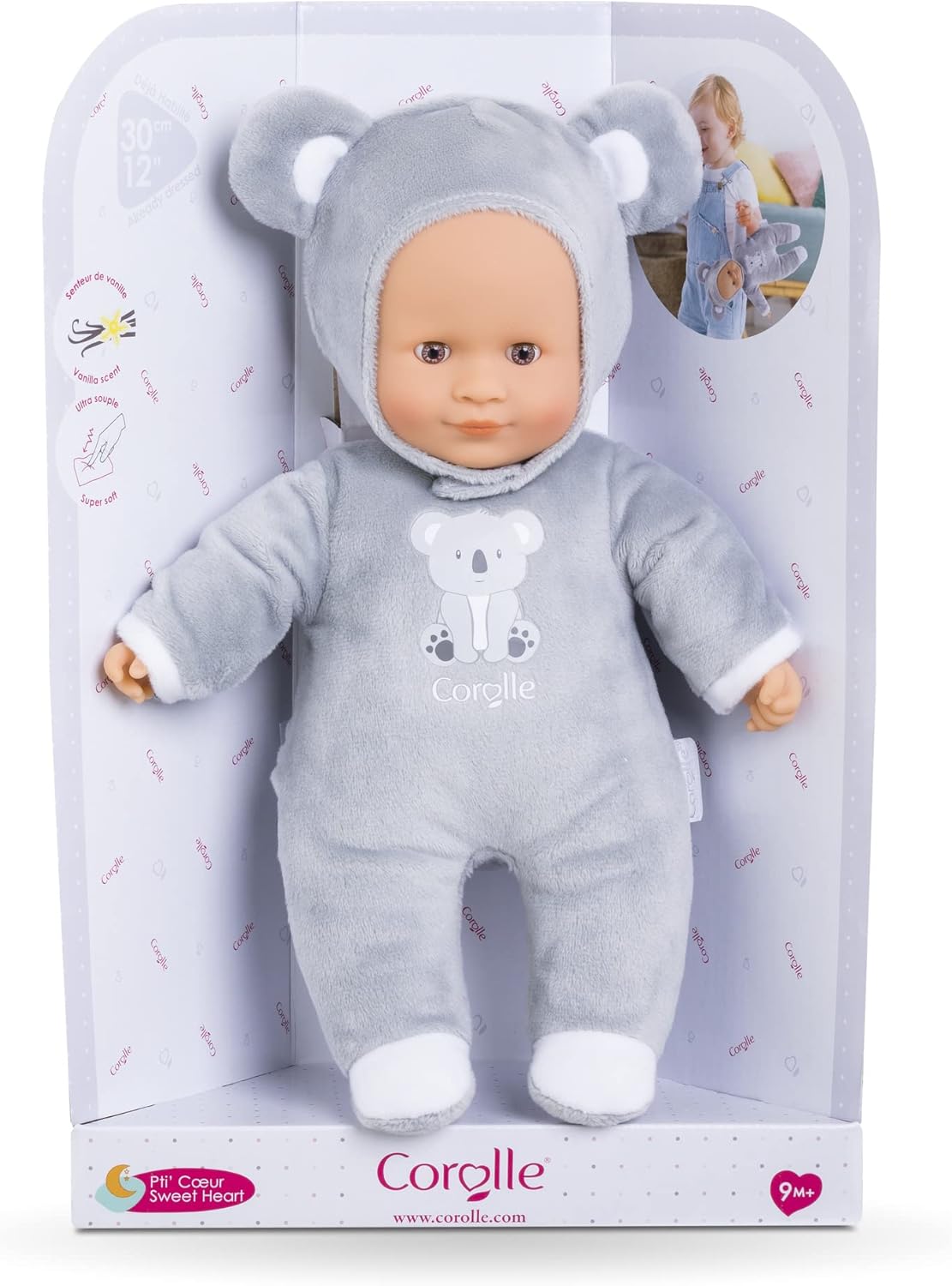 Bebé Corolle Sweet Heart Koala | Muñeca Suave de 30 cm