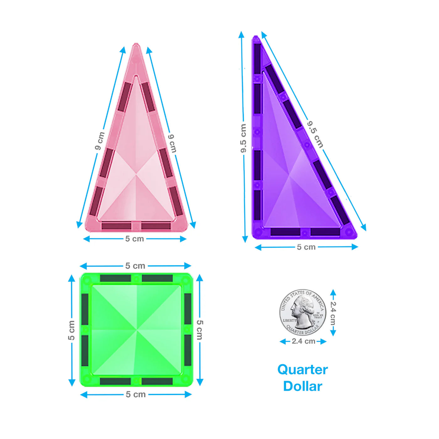 Cohete Magnético 30 Piezas PTM30 | Set de Construcción STEM