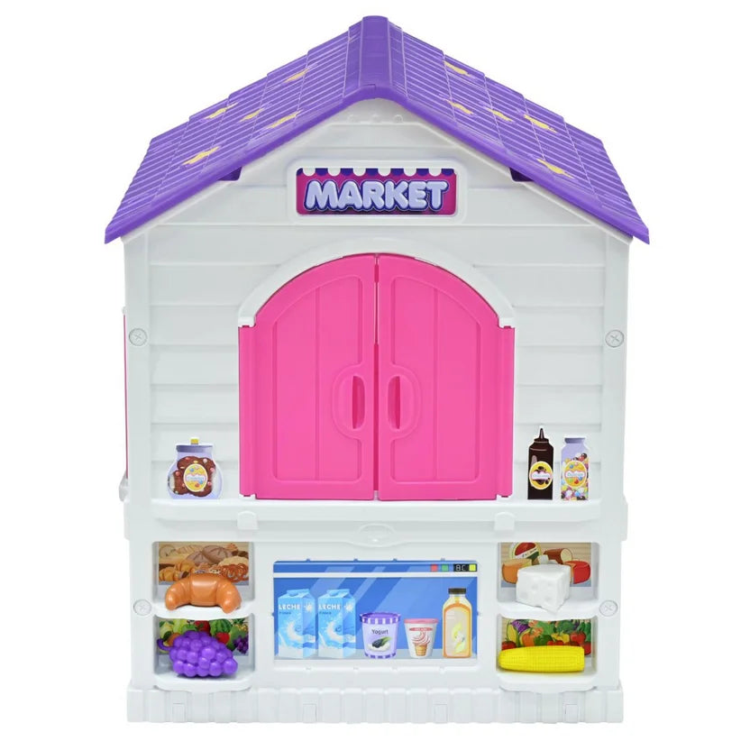 Playhouse 2 en 1 Prinsel | Casita y Supermercado Infantil
