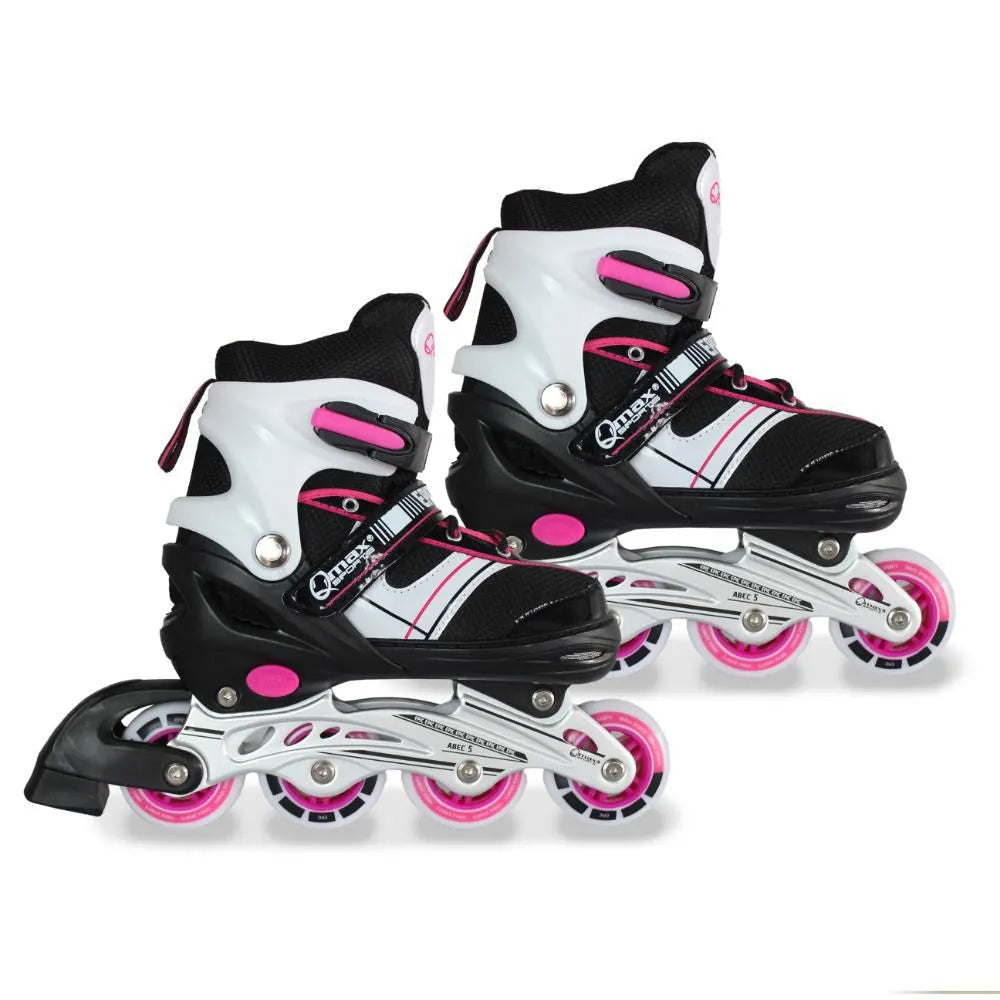 Set Patinaje Pink Epic Qmax M