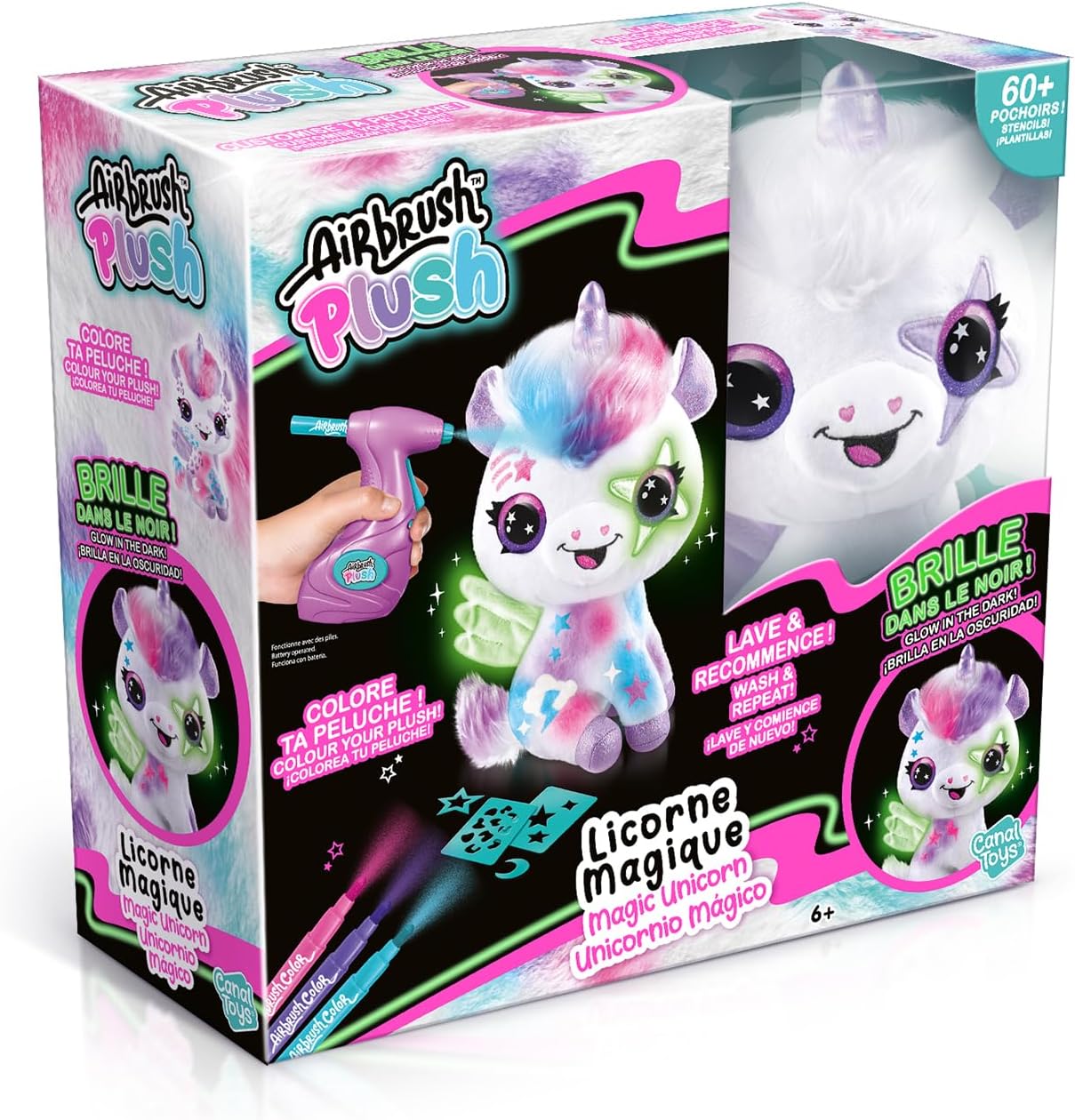 Airbrush Unicornio Glow Canal Toys | Juguete Creativo con Luz