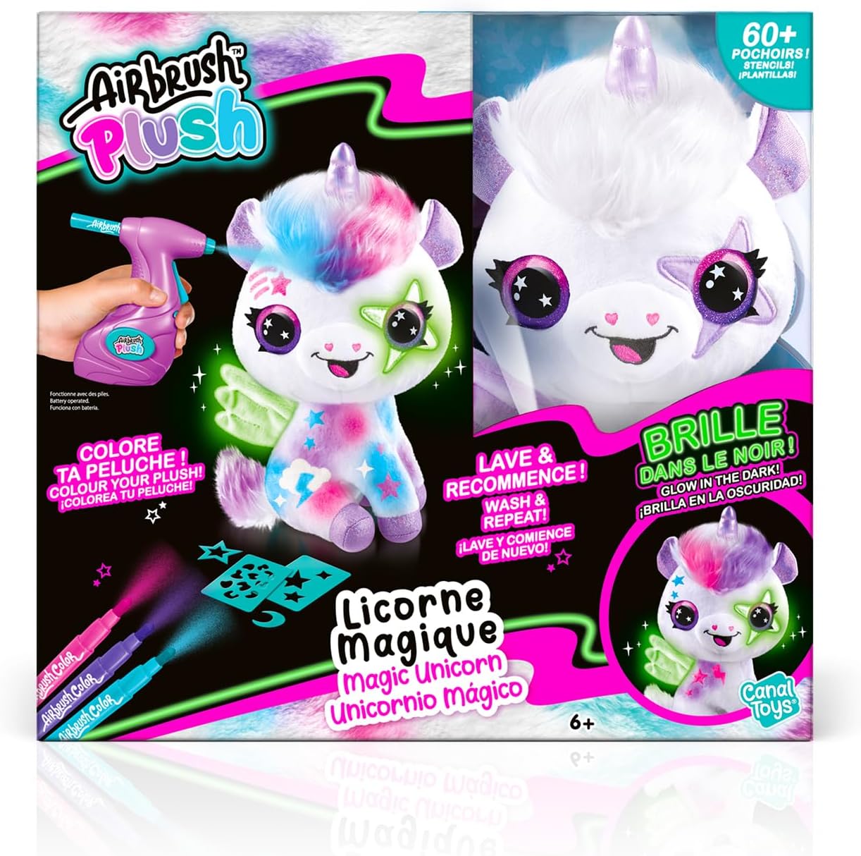Airbrush Unicornio Glow Canal Toys | Juguete Creativo con Luz