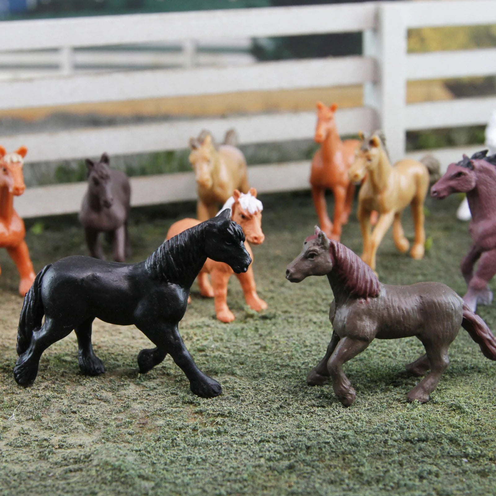 Tubo Horses Safari | Juguete Educativo de Caballos en Miniatura