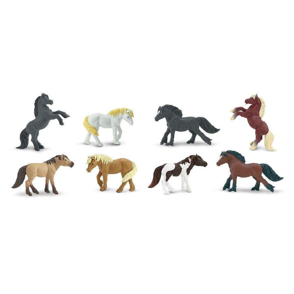 Tubo Ponies Safari | Juguete Educativo de Caballos en Miniatura