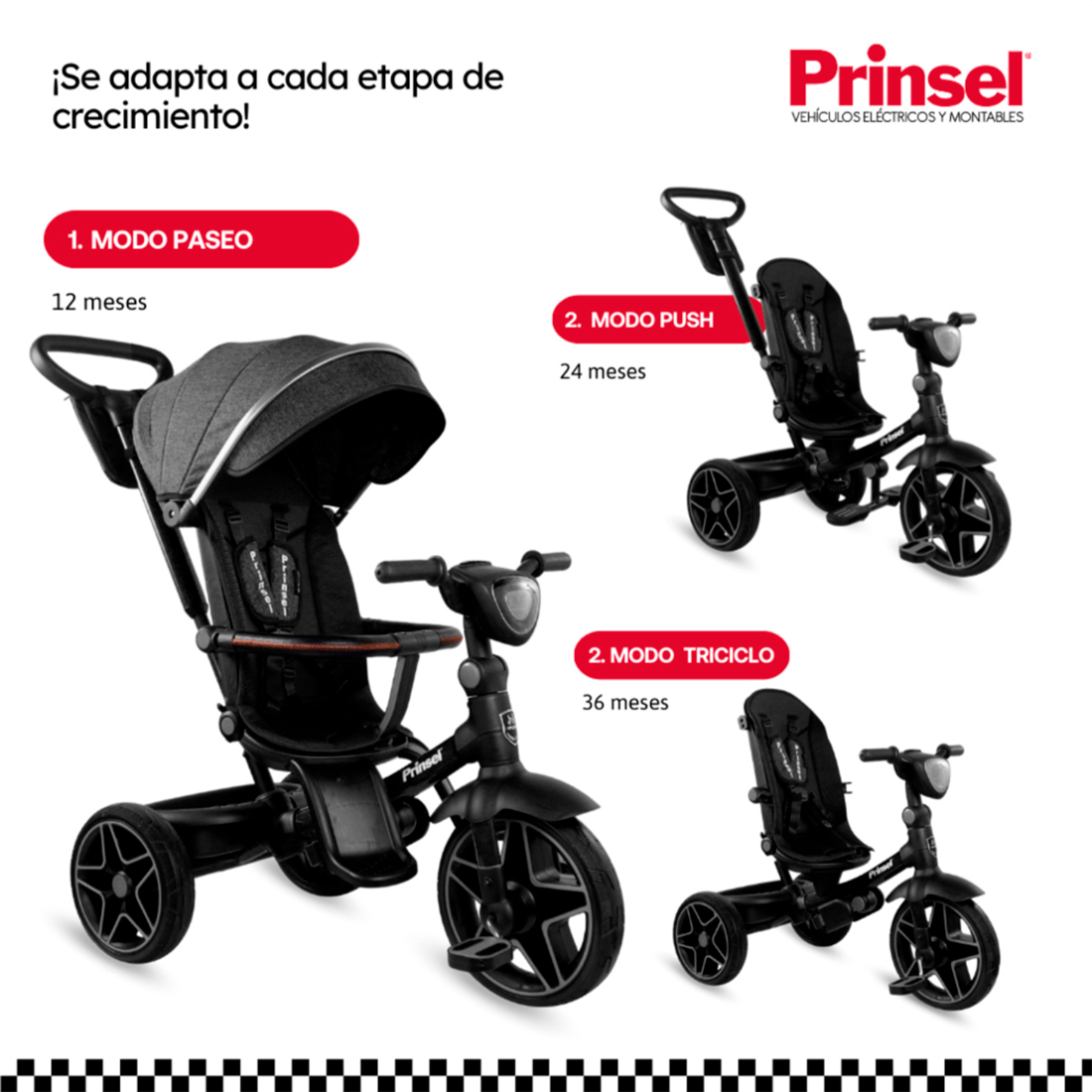 Trciclo Xplore 360 Black