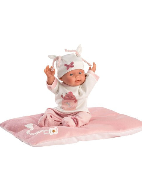 Bebita Cojín Good Monster | Muñeca 26 cm para Abrazar y Jugar