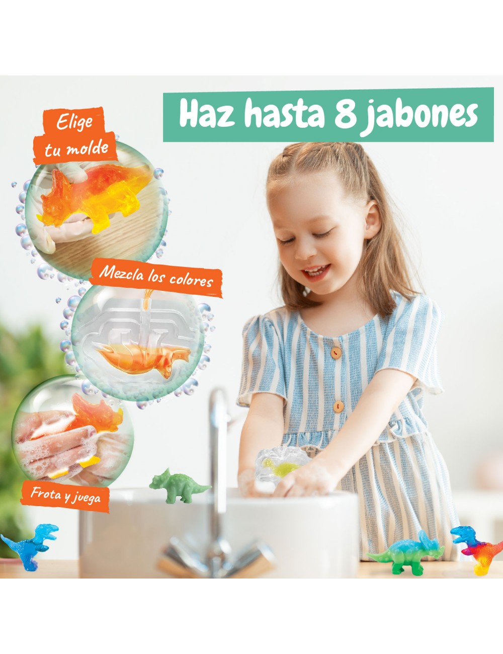 Fábrica de Jabones 3D - Dinosaurios