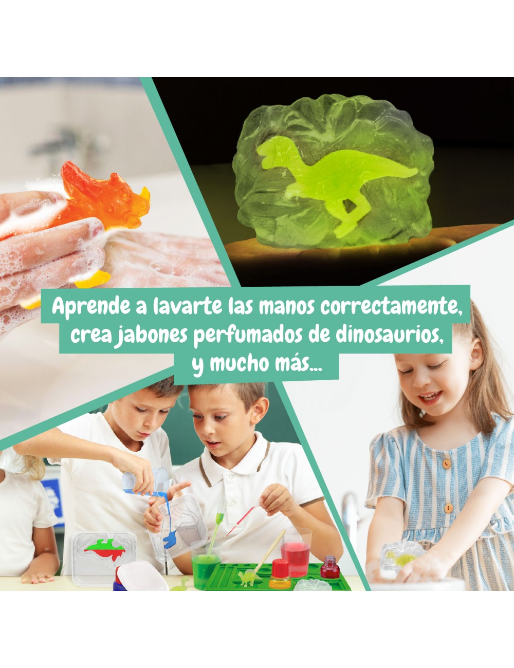 Fábrica de Jabones 3D - Dinosaurios