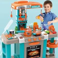 Juego de Cocina Infantil | Cocinita Grande con Accesorios