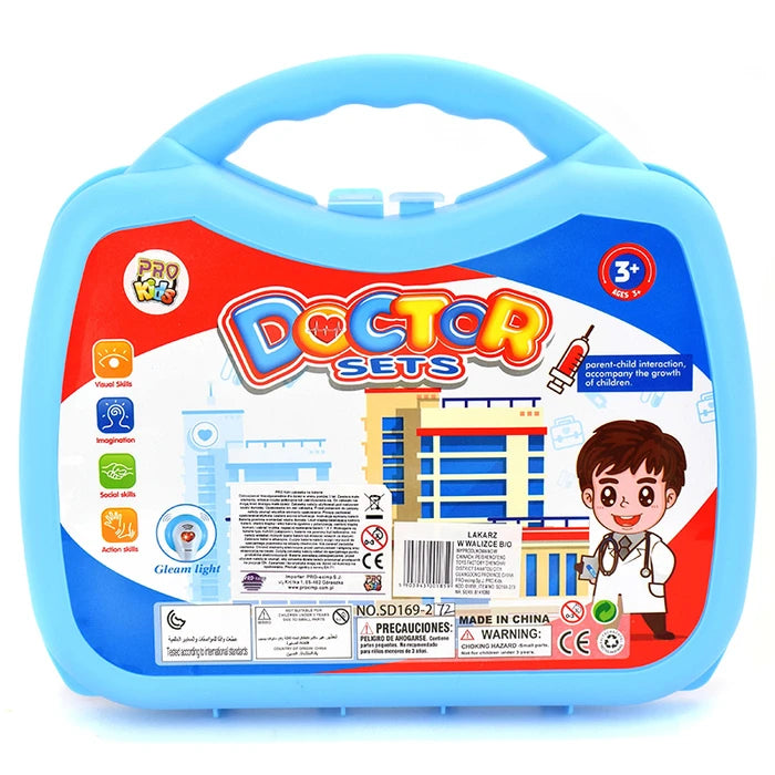 Set de Doctor Infantil 13 Piezas | Maletín Médico con Luz