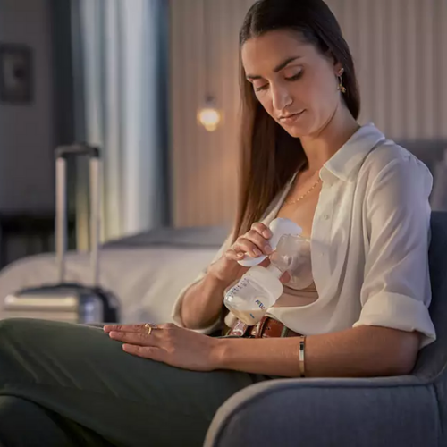 Extractor de Leche Manual Philips AVENT | Con Recipientes VIA