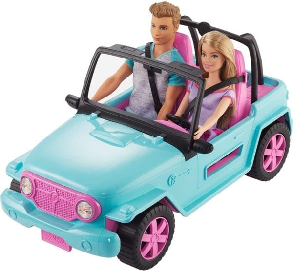 Auto de Playa Barbie y ken