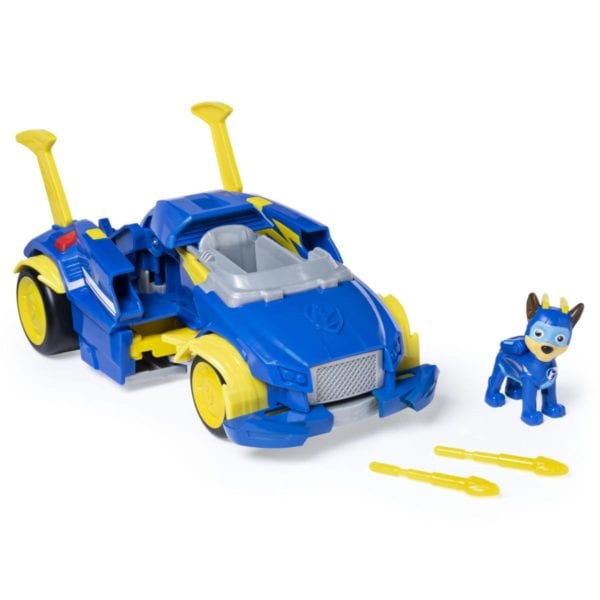 Paw Patrol Mighty Pups Super Paws Vehículo Transformable de Chase Colombia