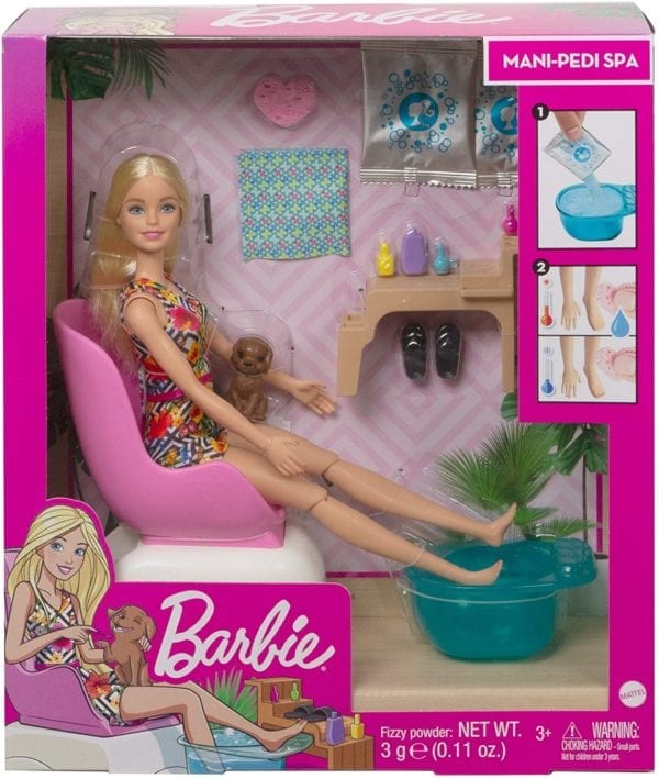 Barbie Salón Y SPA De Manicura Y Pedicura