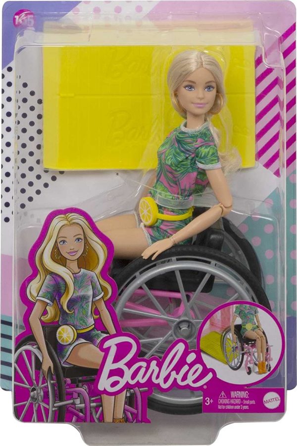 Barbie Fashionista Con Silla De Ruedas