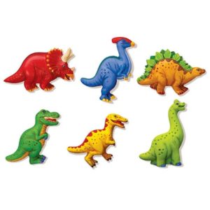 Kit Para Moldear Y Pintar Dinosaurios