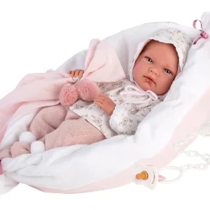 Nikki 15.7 Anatomically-correct Baby Doll with Blanket