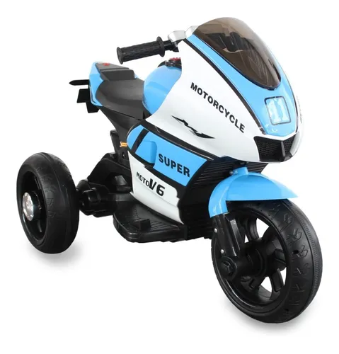 Moto electrica montable Azul