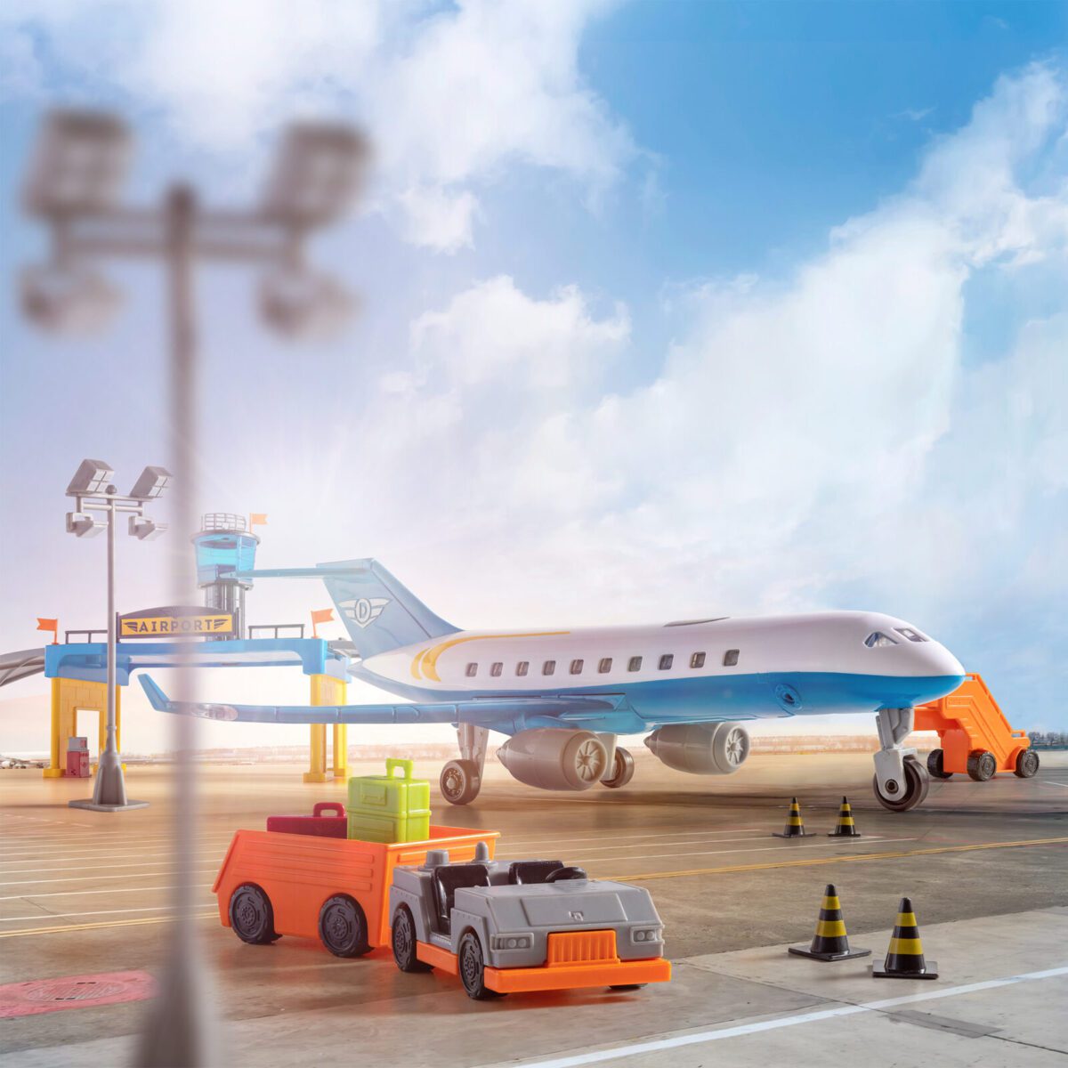 Comprar juguete Juego Set Aeropuerto con avion en Colombia