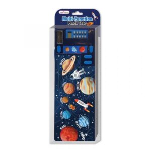 Cartuchera Espacial con calculadora para niños